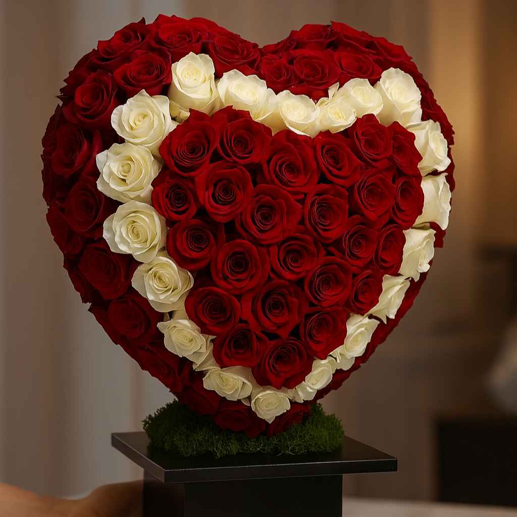 The Making of My Heart is Yours Arrangement - Crafting Iconic UAE Flowers