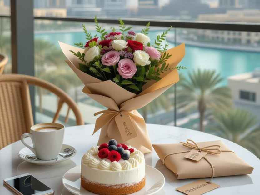Flower and Cake Delivery in Dubai: The Perfect Gift Combo 