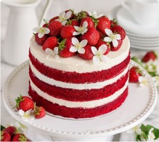 delicious white cake, Ajman Flower Delivery