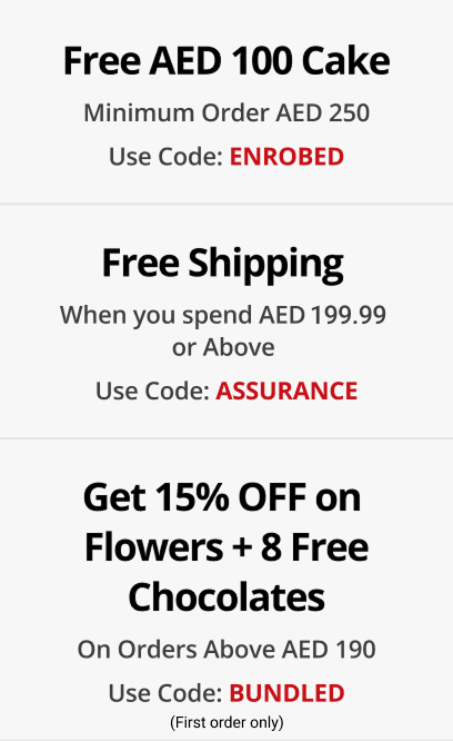 Discount deals delivery Dubai