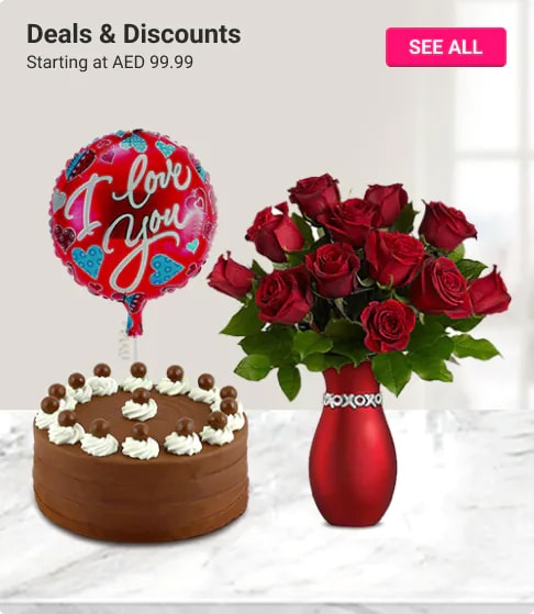deals and discounts banner, Dubai Flower Delivery