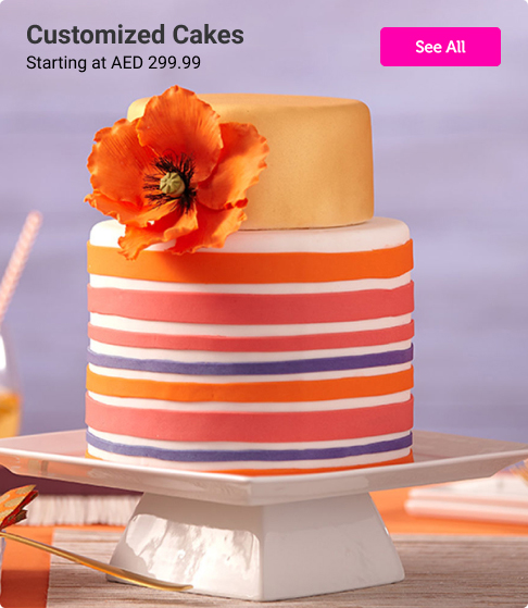 Customized Cakes, flowers in Dubai