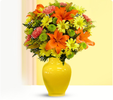 yellow decorative flowers