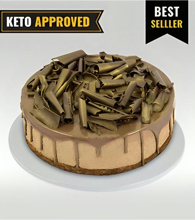 Keto Double Chocolate Cheesecake By Broadway Bakery. Gluten Free, Sugar Free, Low Carb Dessert..., 1-Hour Gift Delivery