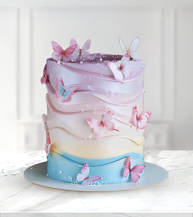 Ombre Wonderland Cake