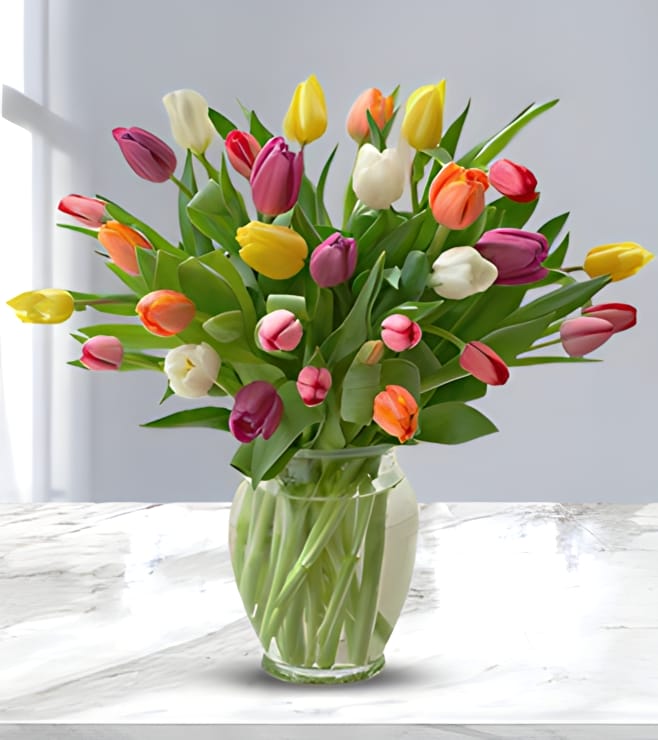Radiant Tulip Bouquet