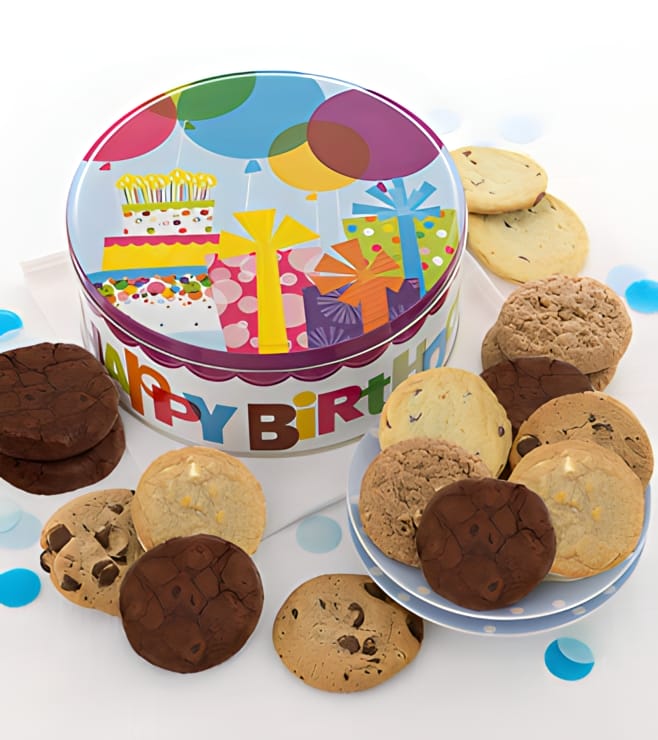 Birthday Gift Box, Cookies & Brownies