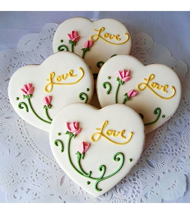 Vines of Love Valentine's Day Cookies