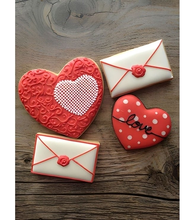 Love Letter Valentine's Day Cookies