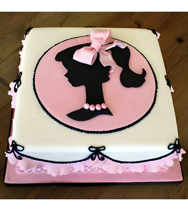 Vintage Barbie Silhouette Cake, 3D Themed Cakes