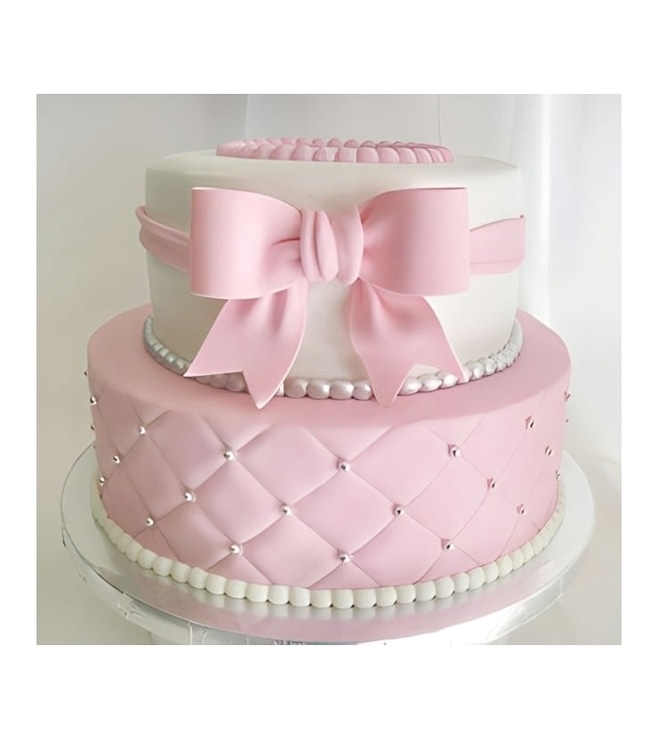 Impeccably Pink Tiered Cake