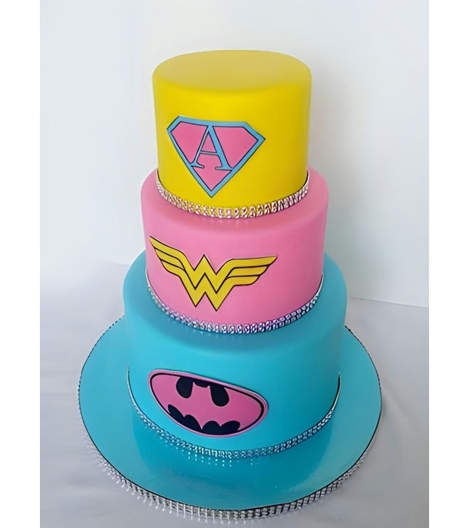 Girl Power Tiered Cake