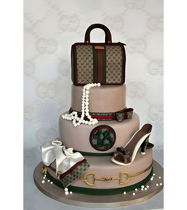 All Things Gucci Tiered Cake