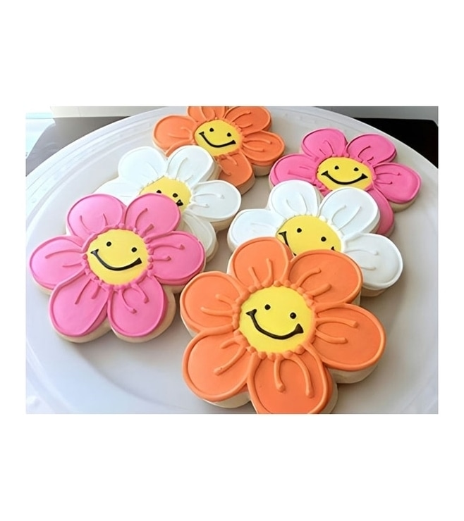 Smiling Daisy Cookies