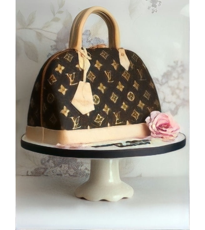 Louis Vuitton Hand Bag Cake