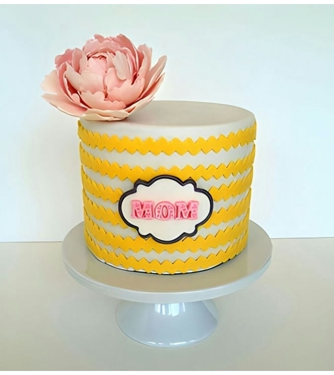 Yellow Bands Cake