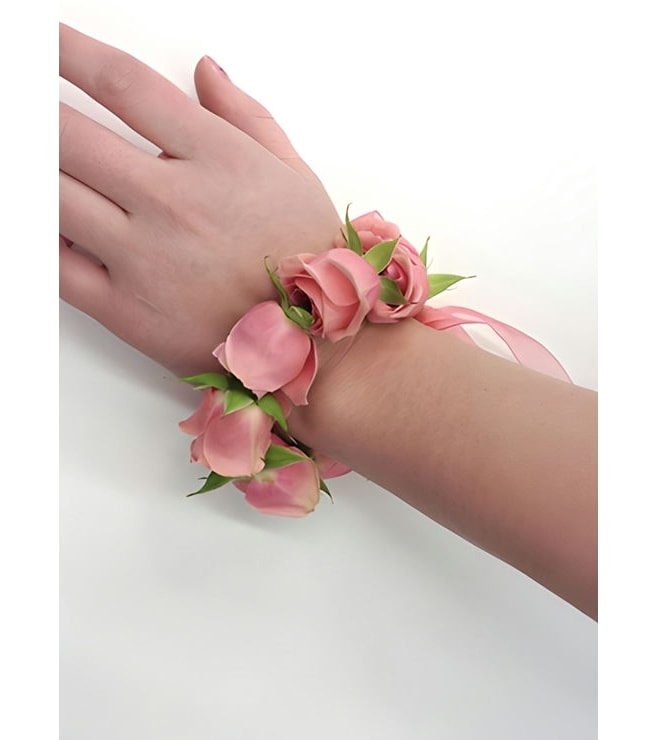 Pink Rose Corsage, Proms and Weddings Gifts