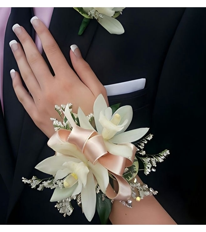 Sweetheart Ribbons Corsage, Proms and Weddings Gifts