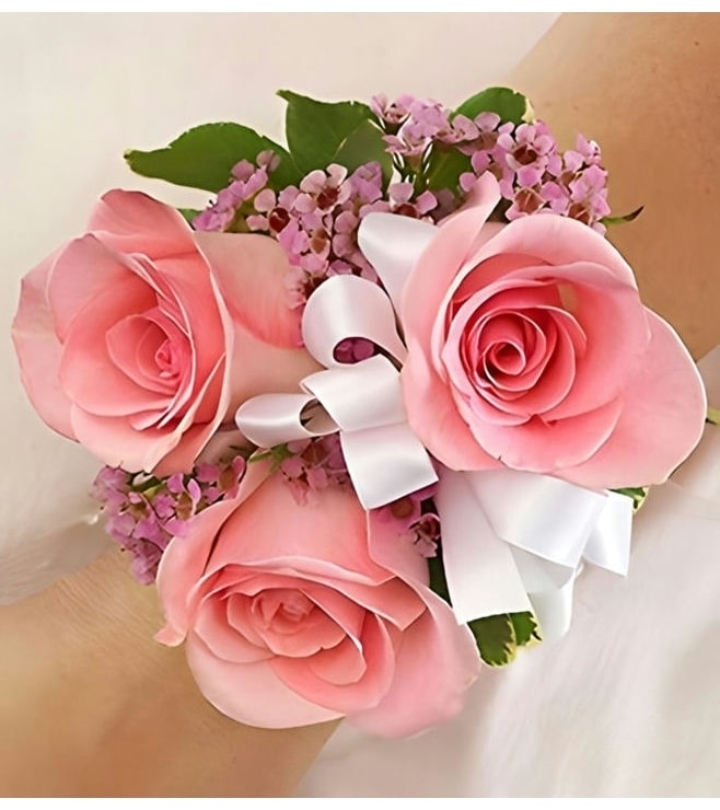 Pink Princess Corsage, Proms and Weddings Gifts