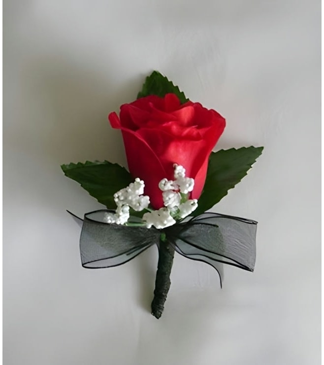 Touch of Silk Boutonniere