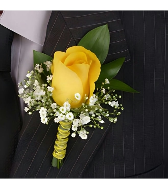 Sunny Day Boutonniere