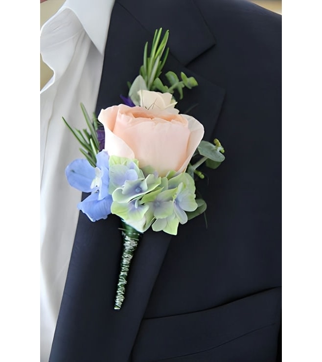 Blooming Luxury Boutonniere, Boutonnieres