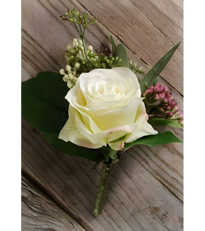 Regal Romance Boutonniere, Boutonnieres