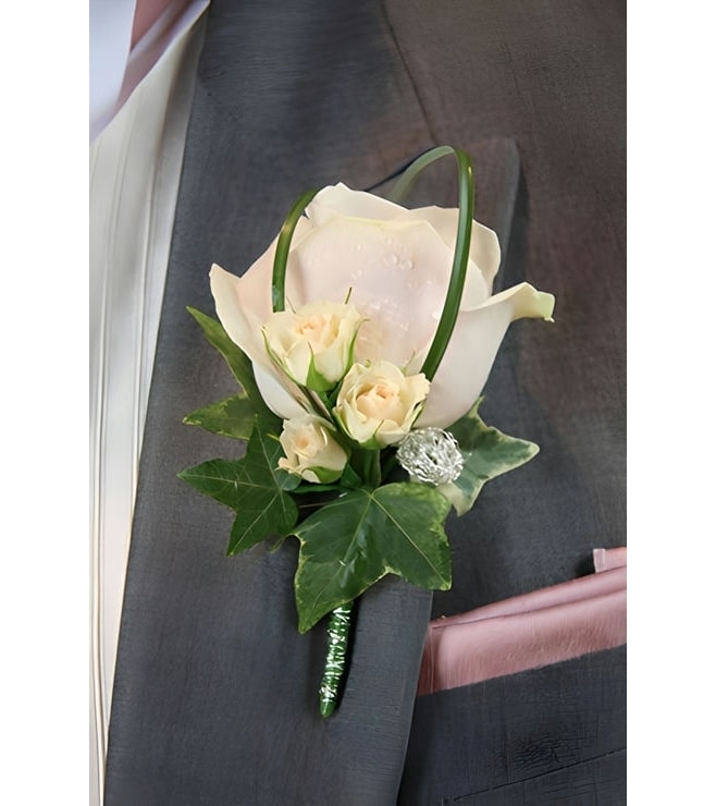 Party Favorite Boutonniere, Proms and Weddings Gifts