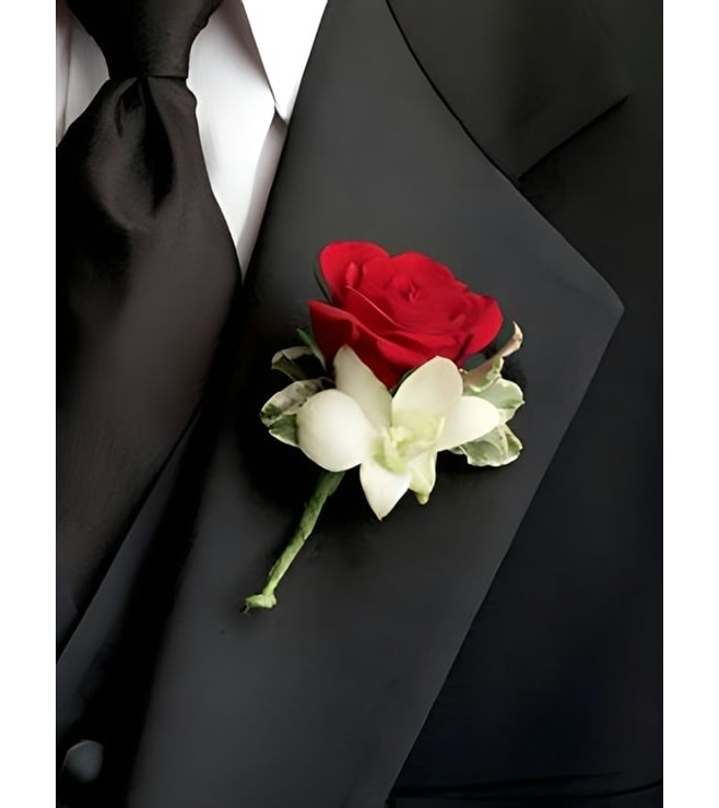 Red Carpet Boutonniere