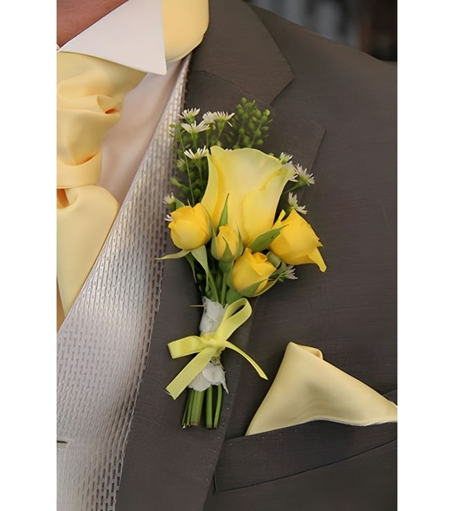 Everlasting Love Boutonniere