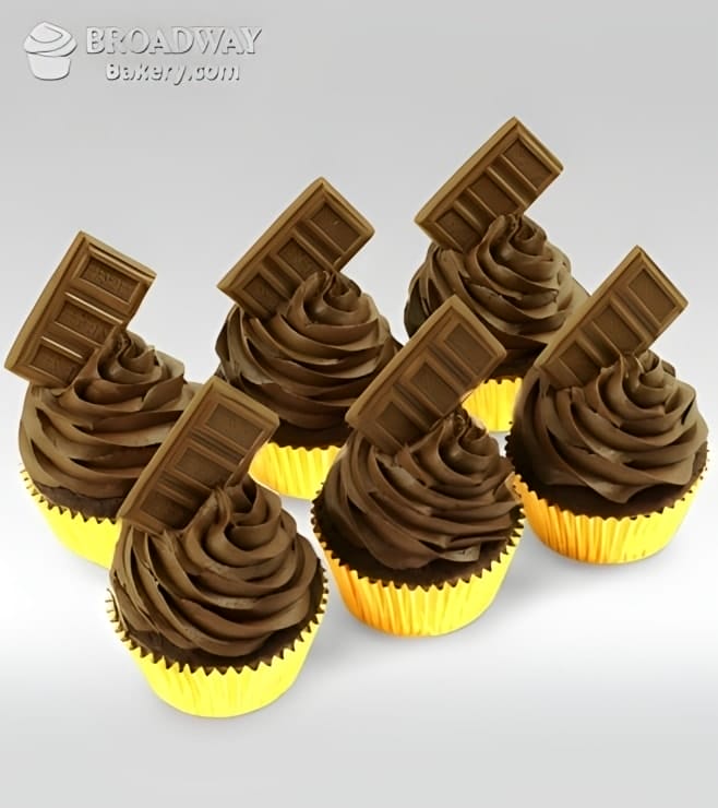 Chocolate Bomb - 4 Cupcakes