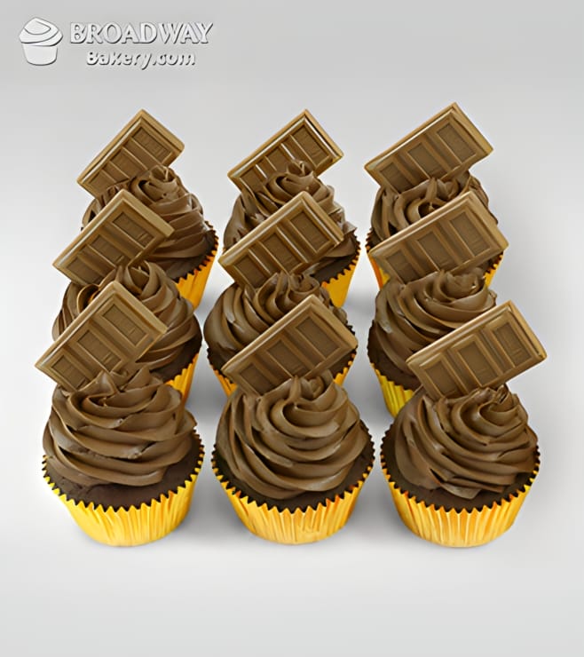 Chocolate Bomb - 6 Cupcakes