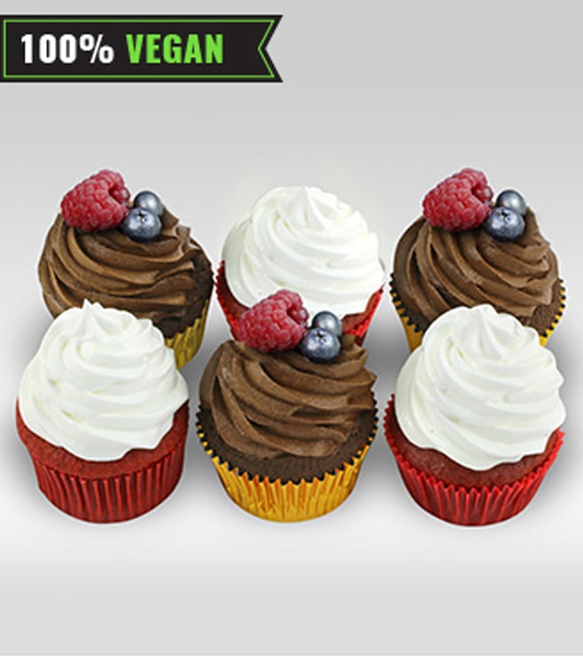 Baker's Vegan Choice - Half Dozen, Eggless - Dairy-Free | Cakes
