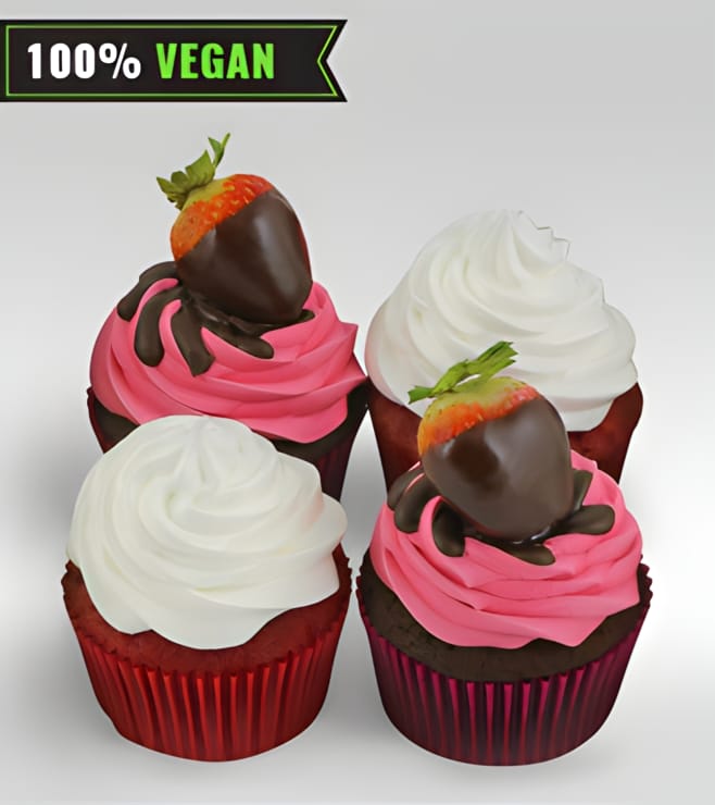 Delightful Duet - Vegan Cupcakes, Eggless - Dairy-Free | Cakes