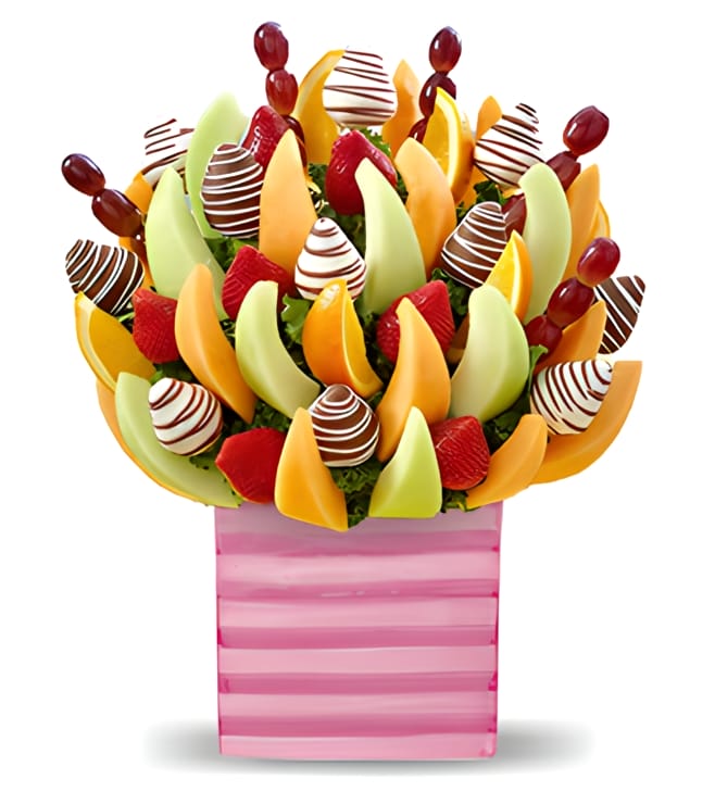 Blushing Pink Fruit Bouquet