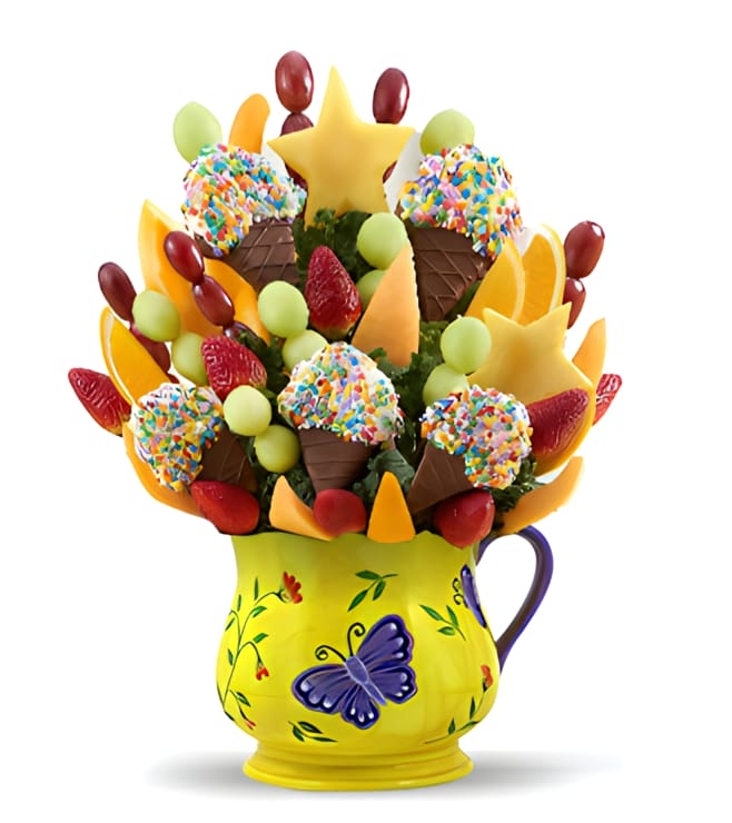 Butterflies & Confetti Fruit Bouquet