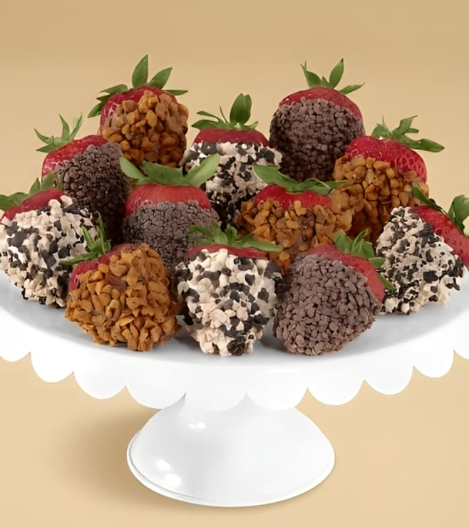 Sprinkles Overload - Two Dozen Dipped Strawberries