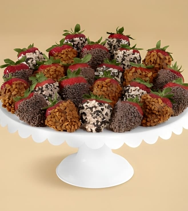 Sprinkles Overload - Two Dozen Dipped Strawberries