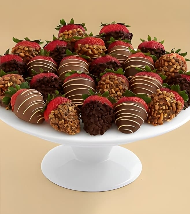 Devil's Kiss-Two Dozen Dipped Strawberries