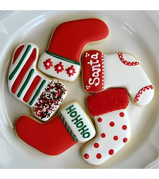 Christmas Stocking Cookies