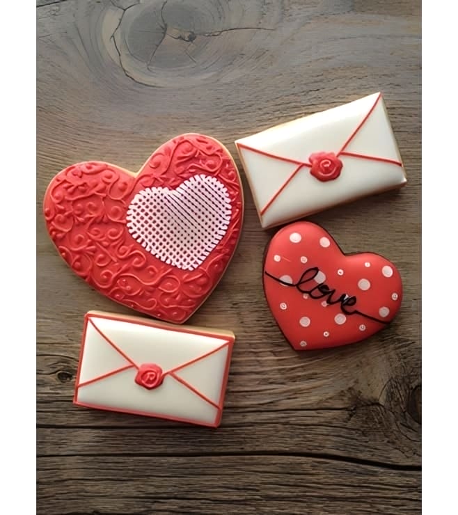 Love Letter Valentine's Day Cookies