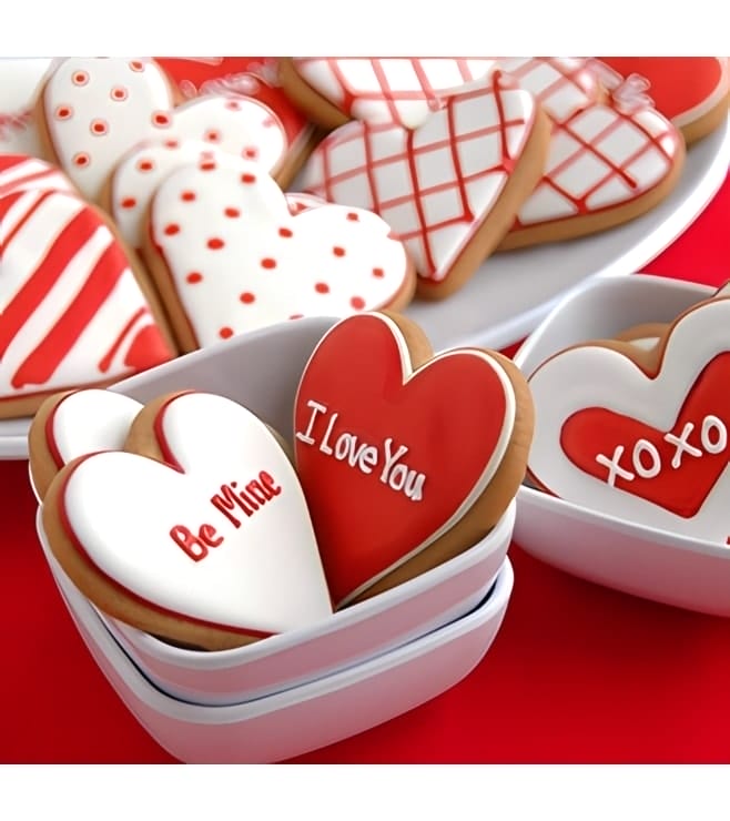 Message of Love Valentine's Day Cookies