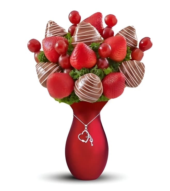 Sinfully Sweet Strawberry Fruit Bouquet