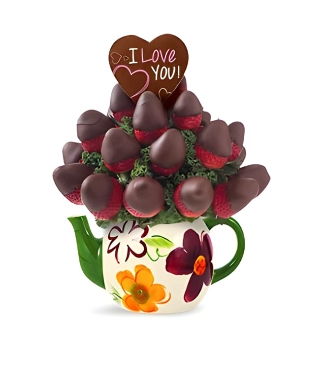 Chocolate Dream Valentine's Fruit Bouquet