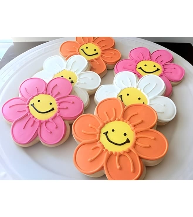 Smiling Daisy Cookies