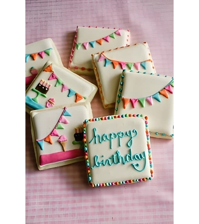 Birthday Buntings Cookies