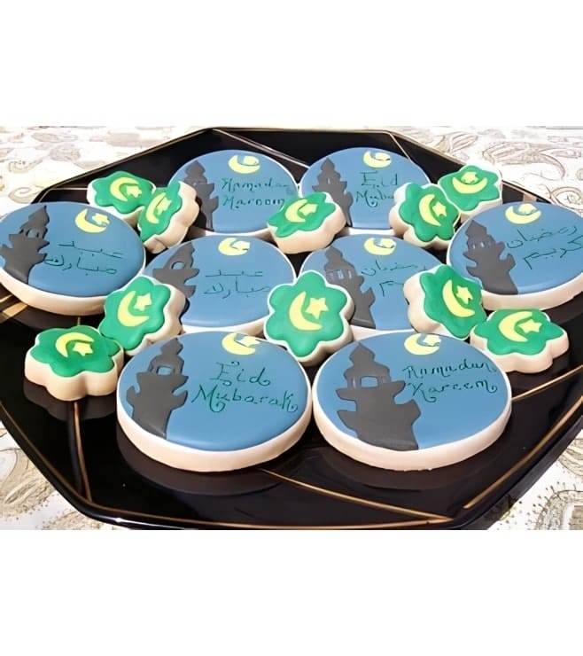 Minaret Moon Eid Cookies