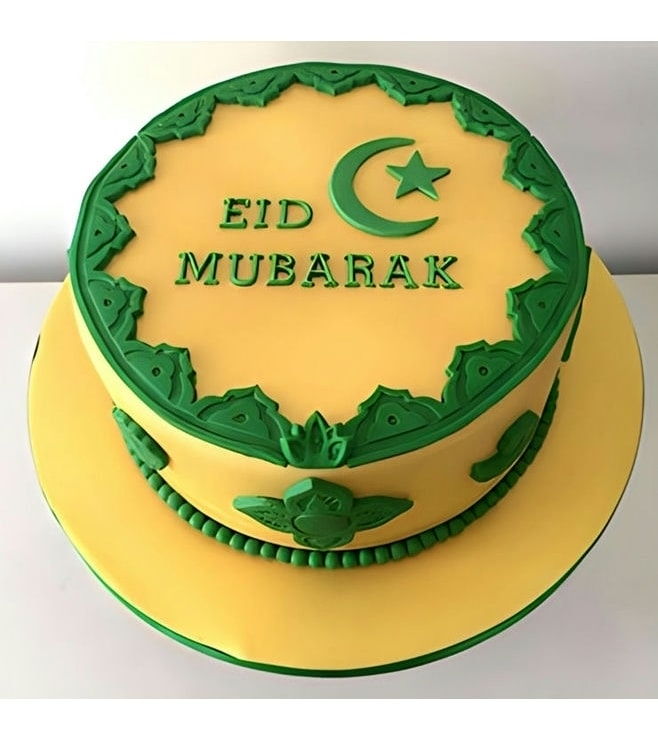 Classic Eid Wishes Cake