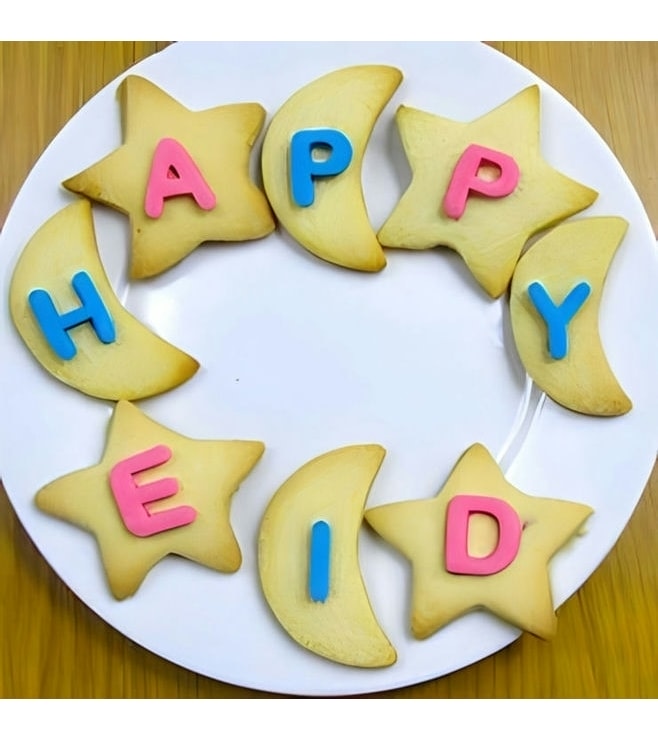 Happy Eid Wishes Cookies