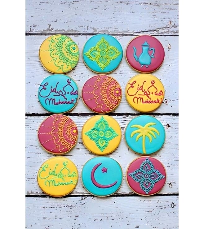 Colors of Eid Cookies